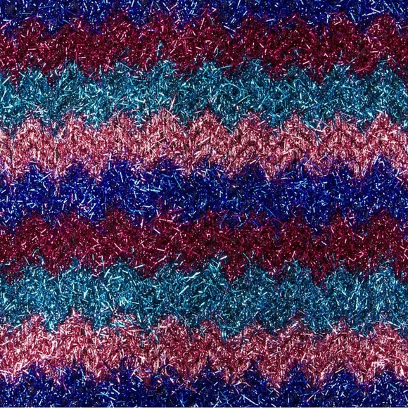 Elliatt Colorful Metallic Zigzag Tweed Dress - Picture 7 of 9